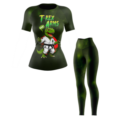 T-Rex Arms Women's BJJ Rash Guard - Short sleeve