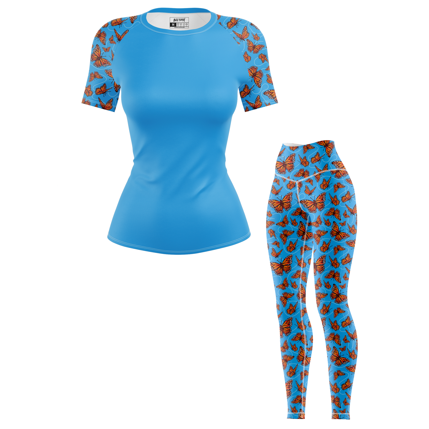 Monarch Wingspan Women's BJJ Rash Guard - Shortsleeve