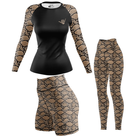 Mid Snakeskin Women's BJJ Rash Guard