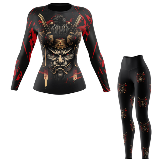 Samurai Warrior Women's BJJ Rash Guard - Short Sleeve