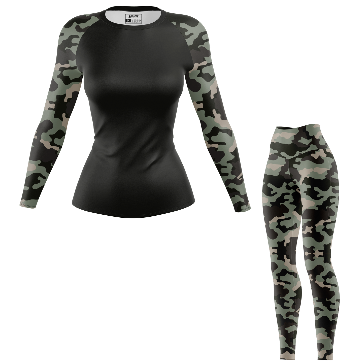 Camouflage Women’s BJJ Rash Guard
