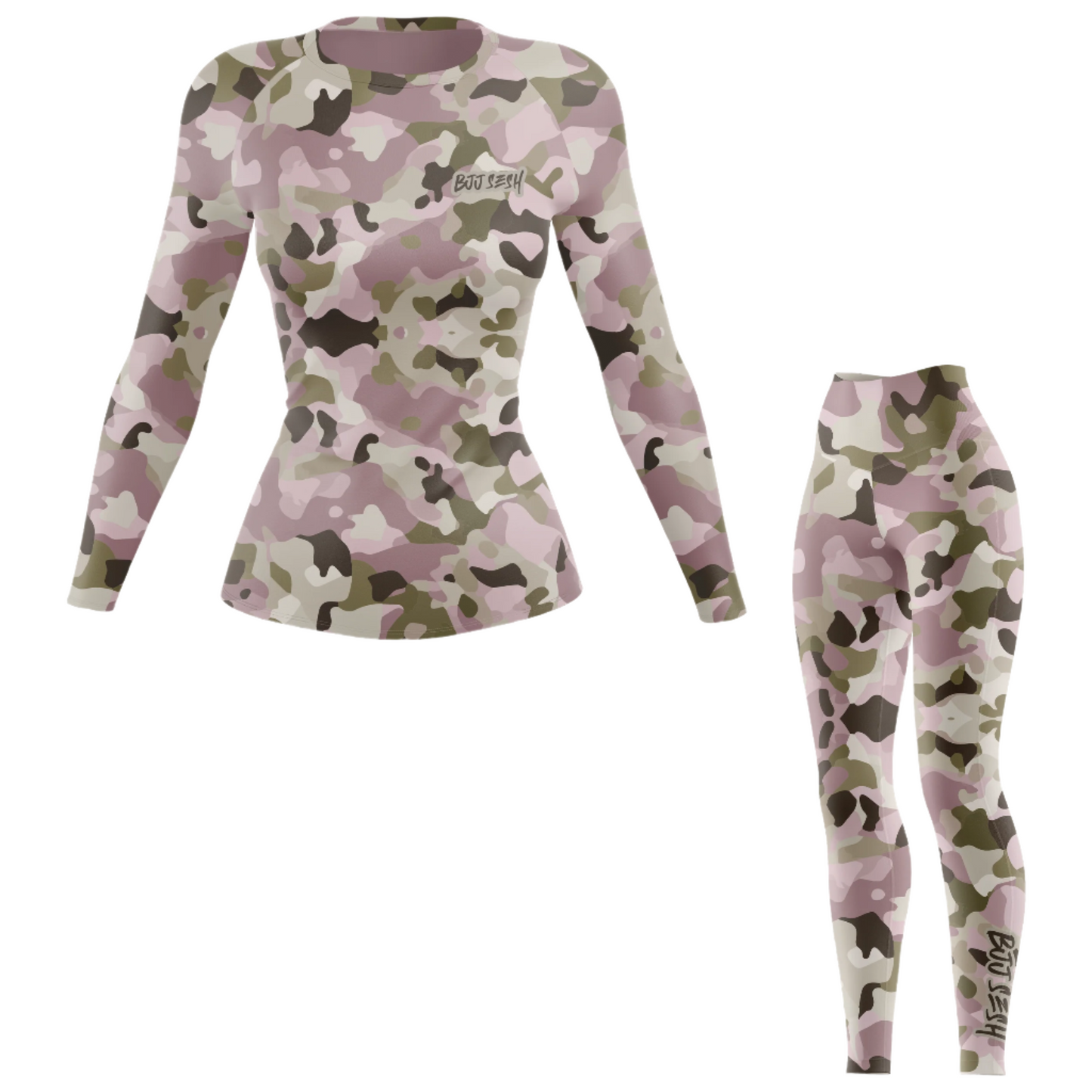 Combat Camo Pink Women’s BJJ Rash Guard