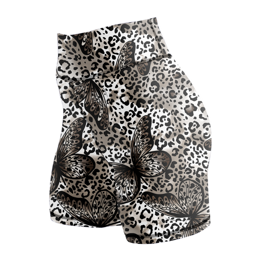Leopard Butterfly Women's BJJ Spats Shorts