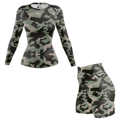 Camouflage Women’s BJJ Rash Guard
