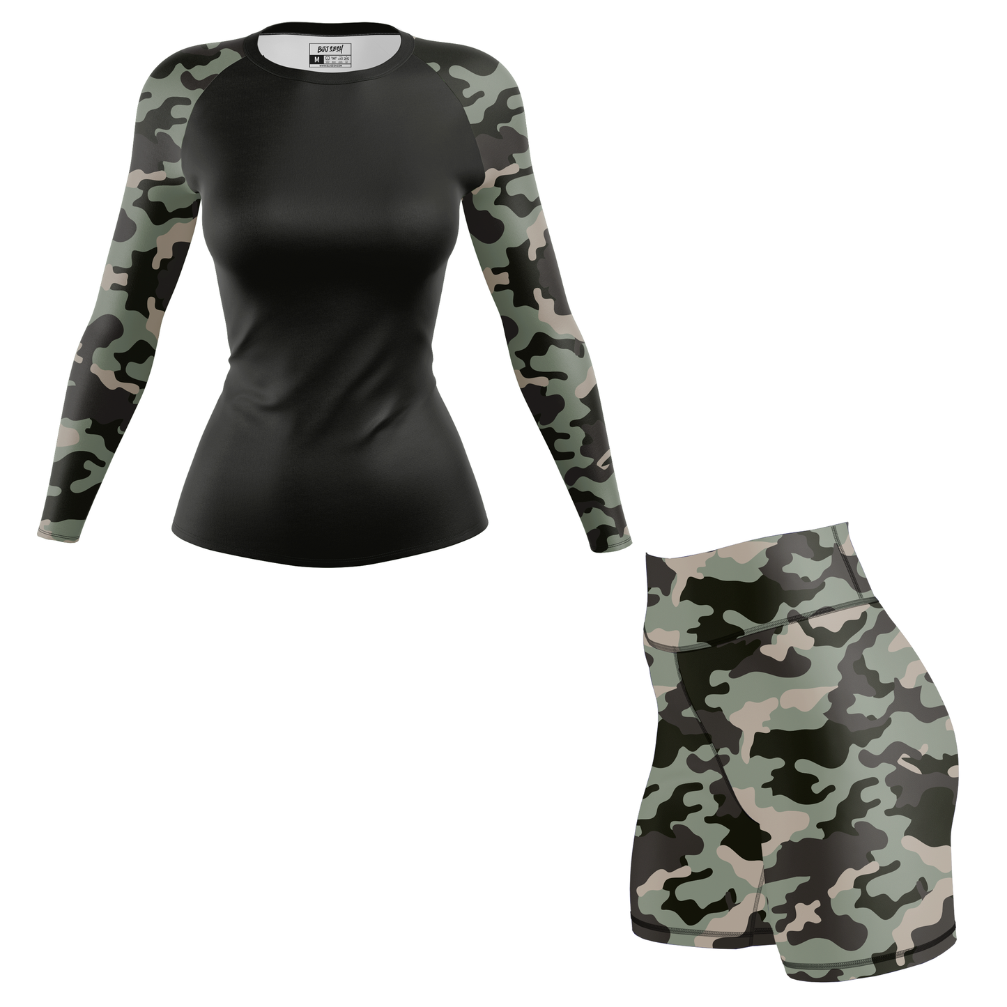 Camouflage Women’s BJJ Rash Guard