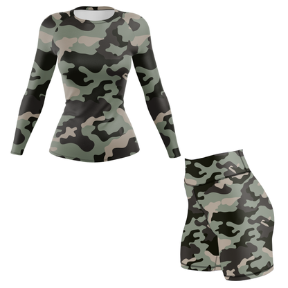 Camouflage Women’s BJJ Rash Guard