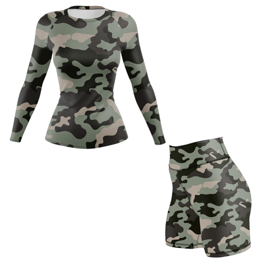 Camouflage Women’s BJJ Rash Guard