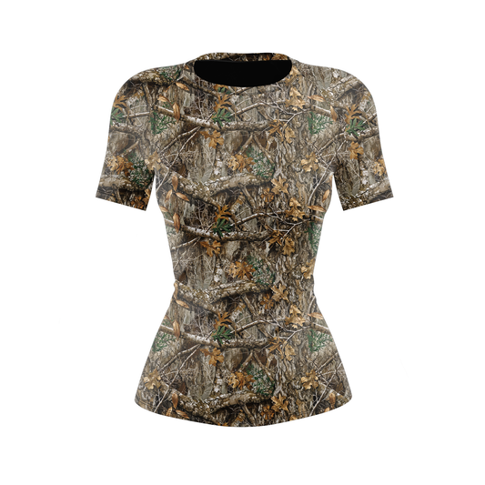 Camo Tree Women's BJJ Rash Guard - Shortsleeve