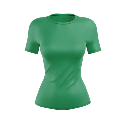 Green Finger Women's BJJ Rash Guard