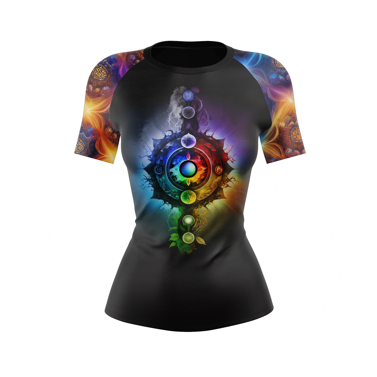 Chakra Armor Women's BJJ Rash Guard - Short Sleeve