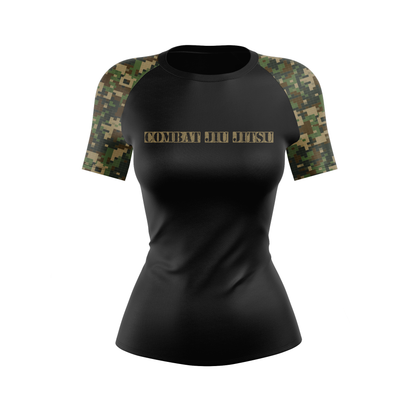 Combat Jiu Jitsu Women's BJJ Rash Guard - Shortsleeve