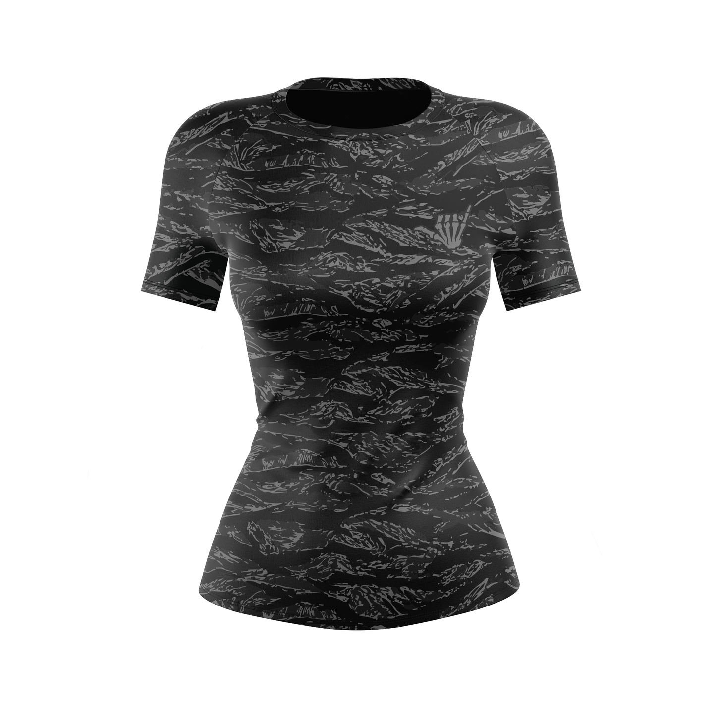Night Tiger Women's BJJ Rash Guard - Short Sleeve