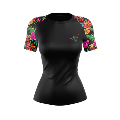 Tropical Jiu Jitsu Women's BJJ Rash Guard - Shortsleeve
