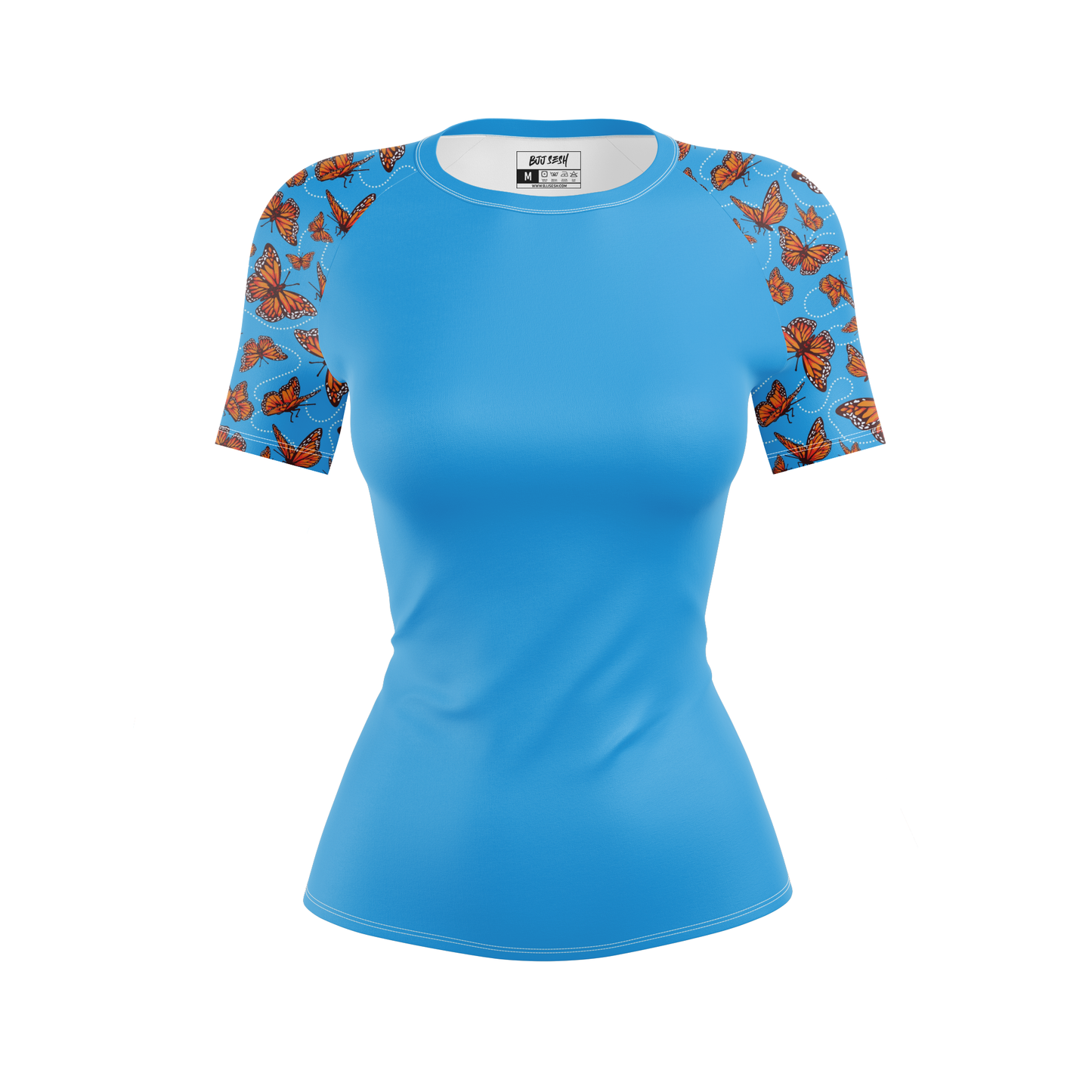 Monarch Wingspan Women's BJJ Rash Guard - Shortsleeve