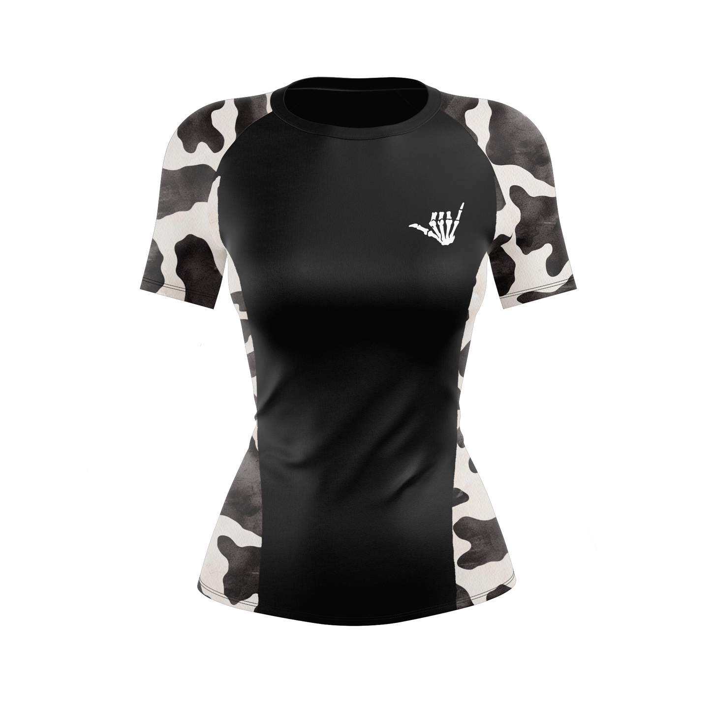Cow Catcher Women's BJJ Rash Guard - Short Sleeve