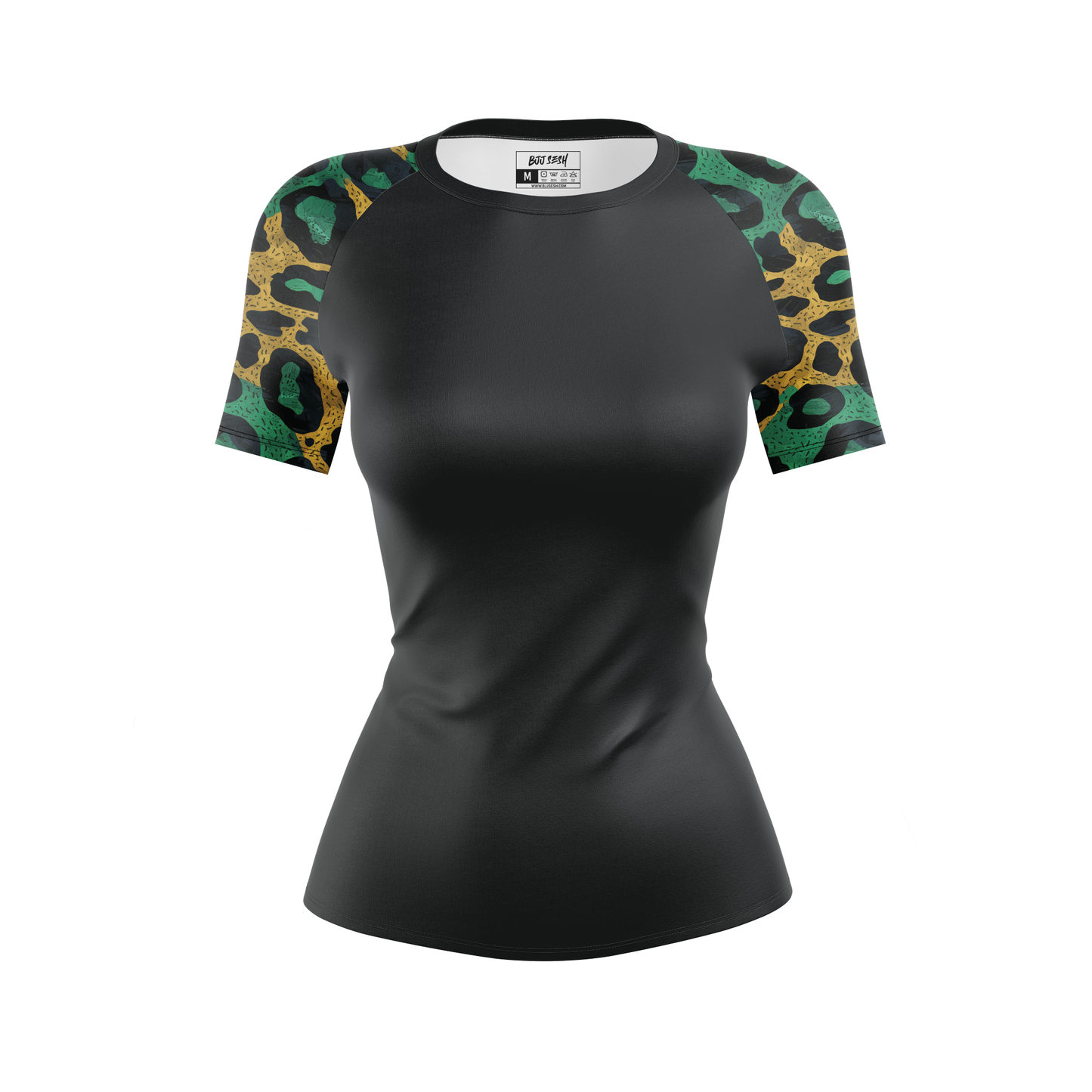 Savannah Leopard Women's BJJ Rash Guard - Shortsleeve