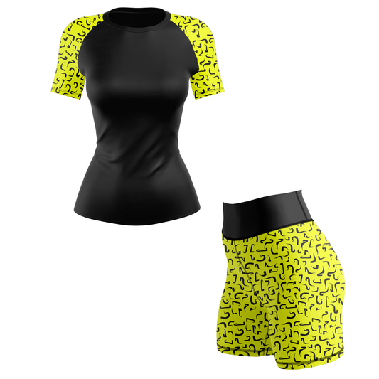 Curly Fusion Women's BJJ Rash Guard - Shortsleeve