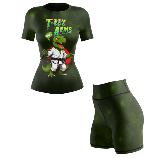 T-Rex Arms Women's BJJ Rash Guard - Short sleeve