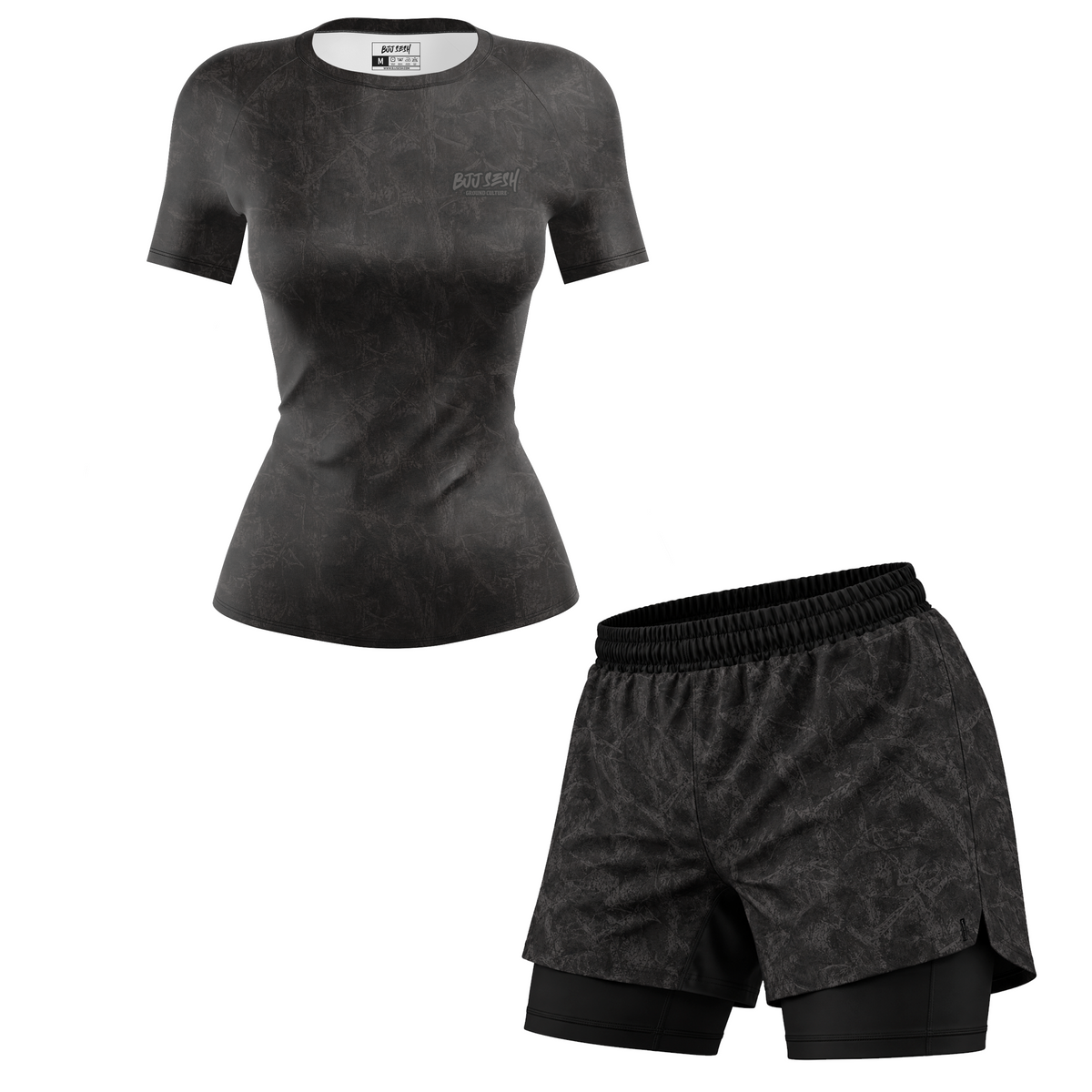 Midnight Forest Camo Women's BJJ Rash Guard