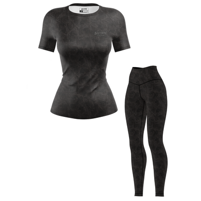 Midnight Forest Camo Women's BJJ Rash Guard