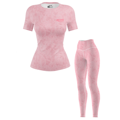 Pink Forest Camo Women's BJJ Rash Guard