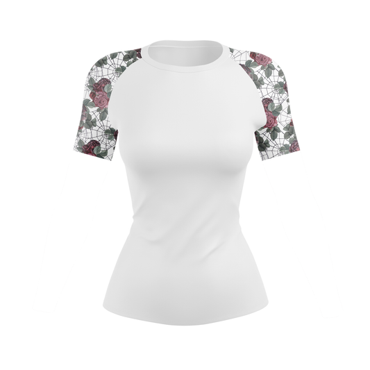 Spider Rose Women's BJJ Rash Guard - Shortsleeve