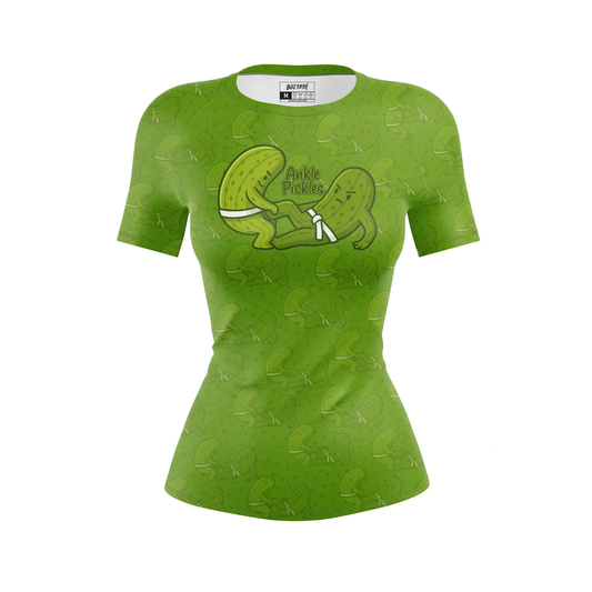 Ankle Pickles Women's BJJ Rash Guard - Short Sleeve