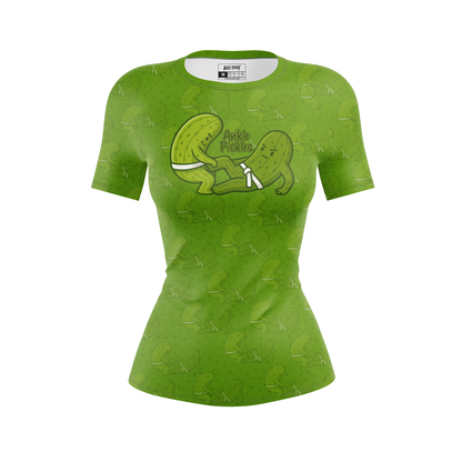 Ankle Pickles Women's BJJ Rash Guard - Short Sleeve