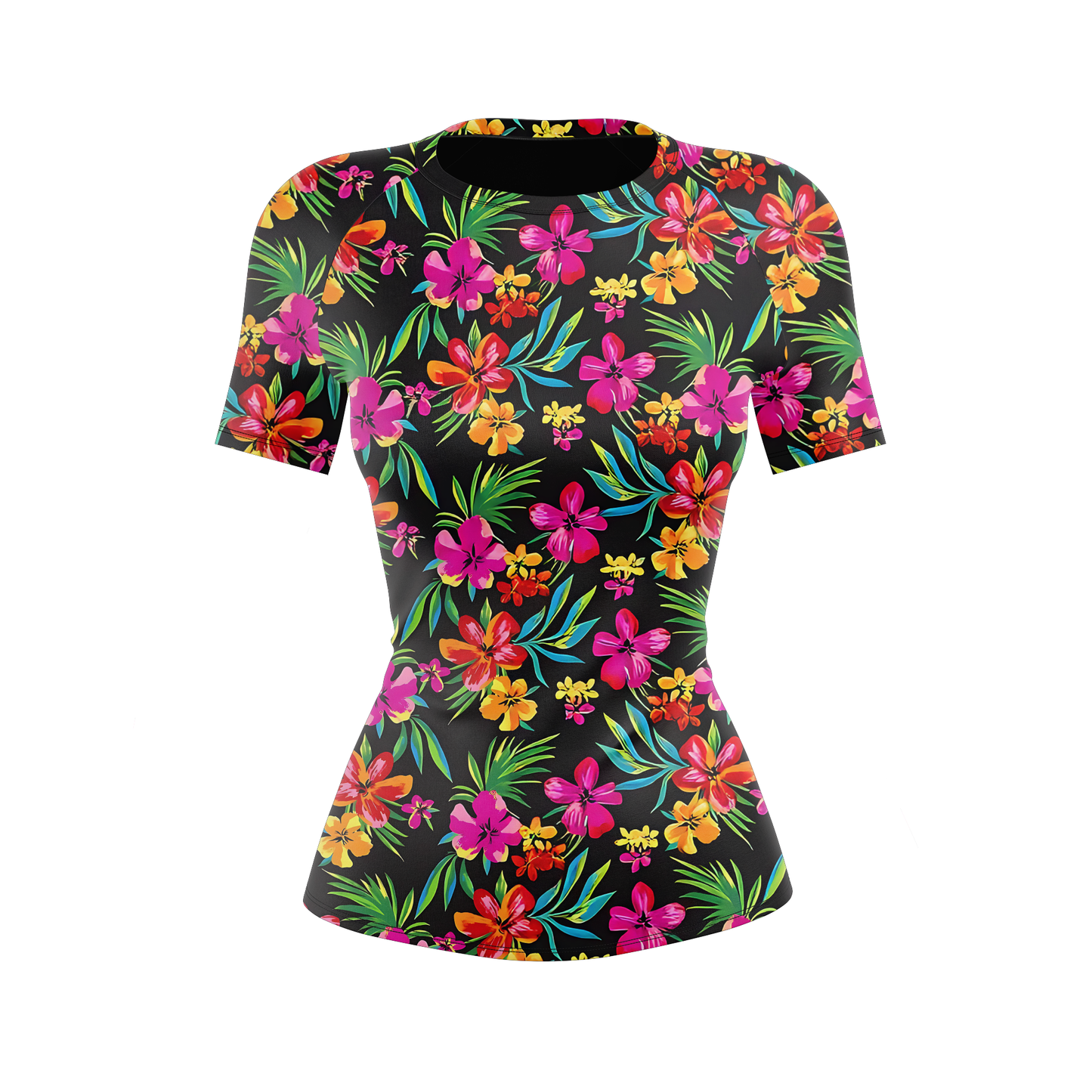 Tropical Jiu Jitsu Women's BJJ Rash Guard - Shortsleeve