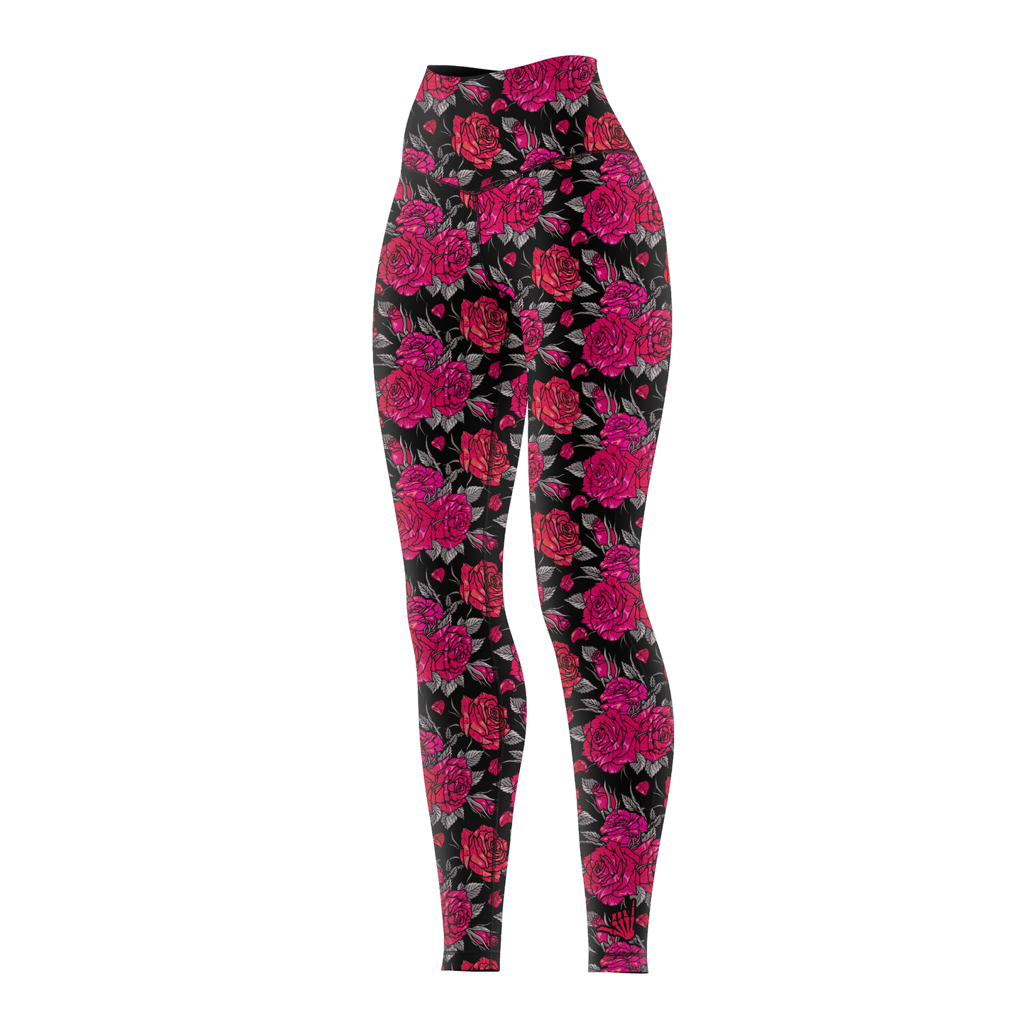 Pink Death Rose Women's BJJ Rash Guard - Short Sleeve