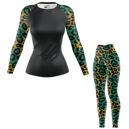Savannah Leopard Women's BJJ Rash Guard