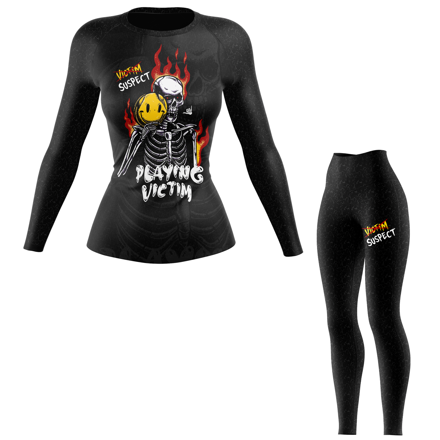 Playing Victim Women's BJJ Rash Guard
