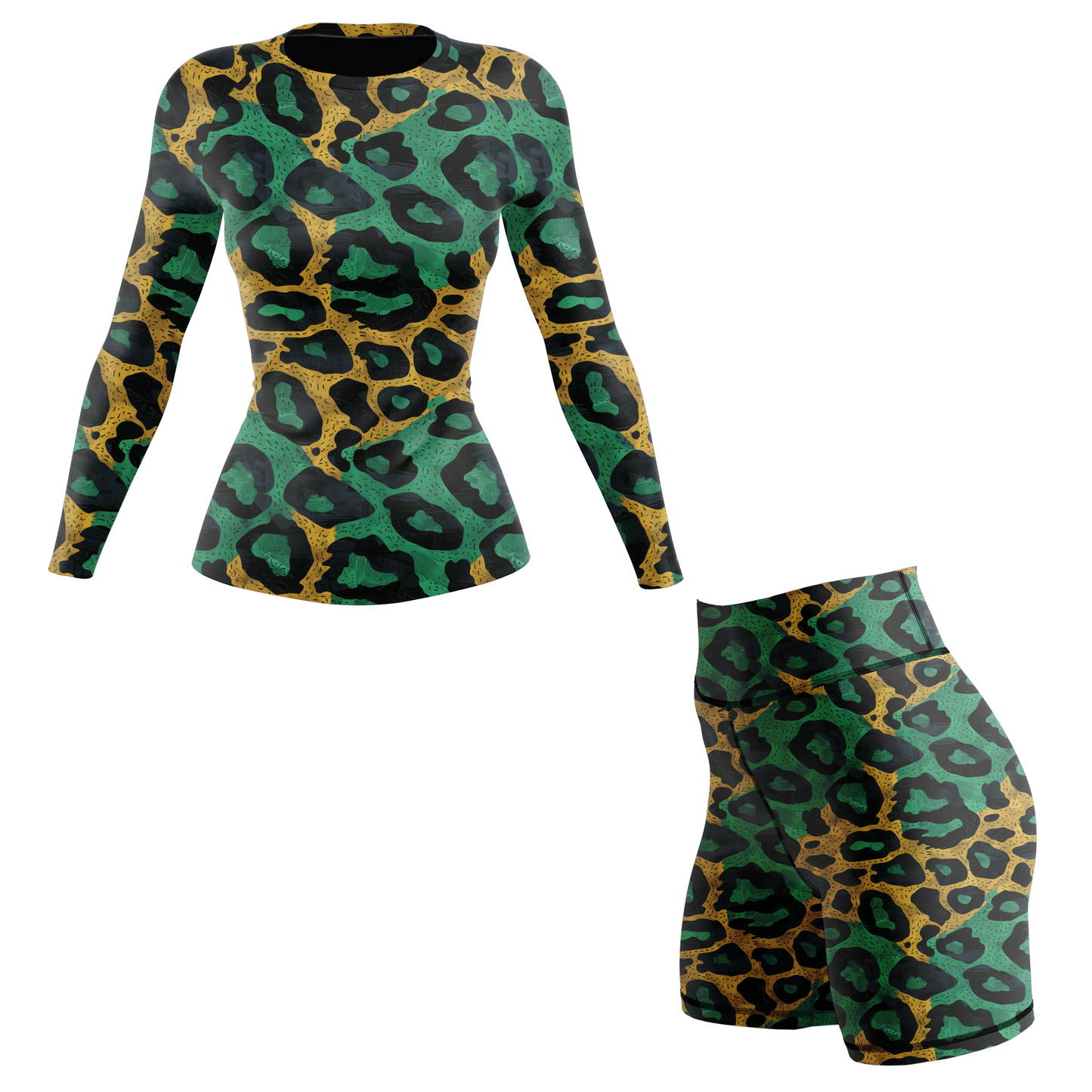 Savannah Leopard Women's BJJ Spats Shorts