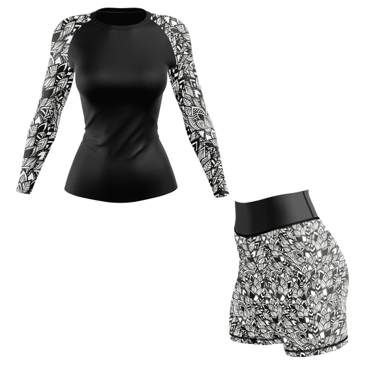 Dark Boho Women's BJJ Rash Guard