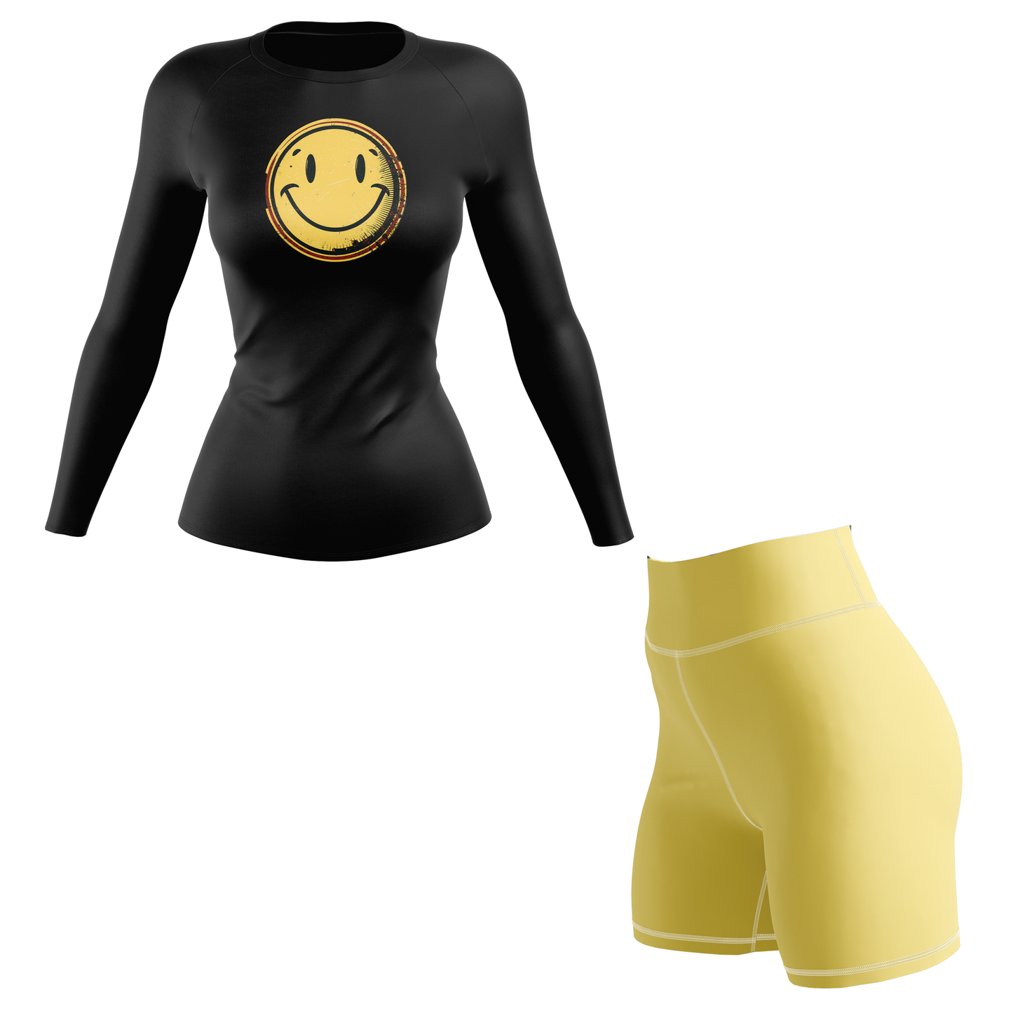 Smiley Women's BJJ Spats Shorts