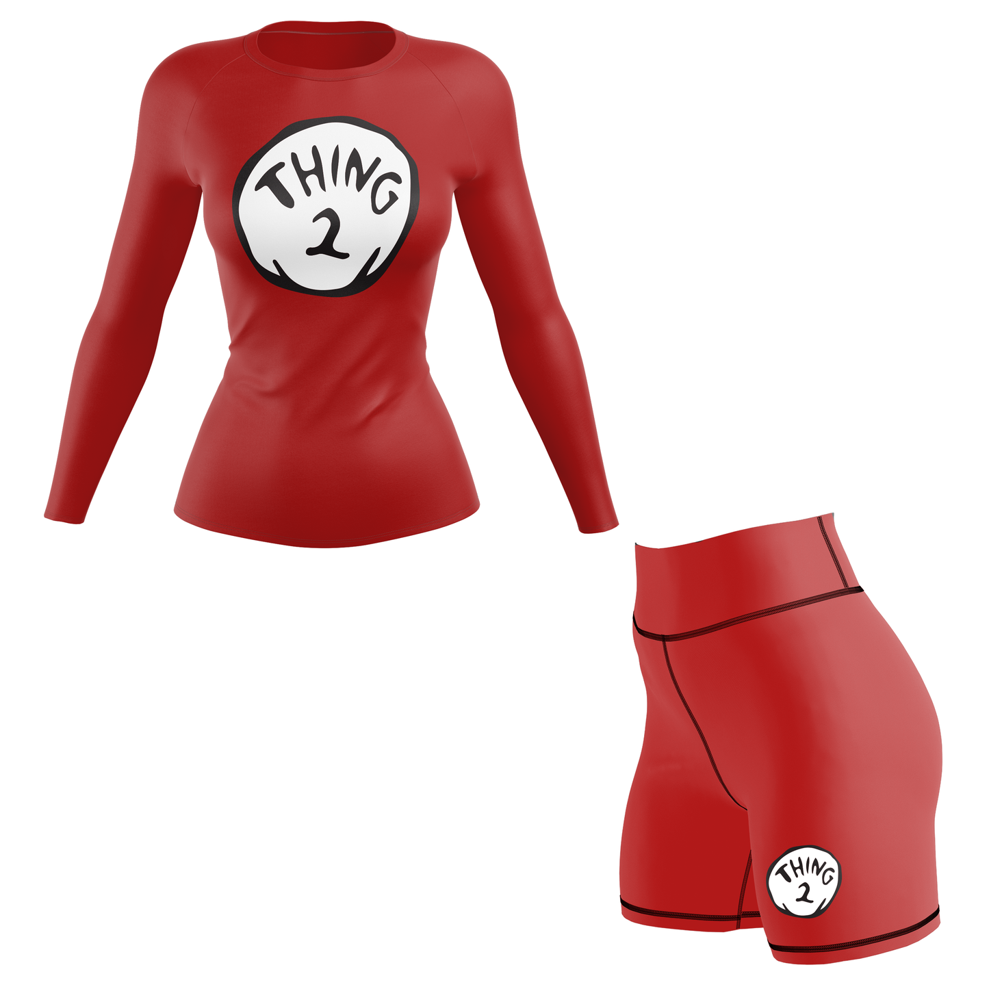 Thing 1 & Thing 2 Women's BJJ Rash Guard
