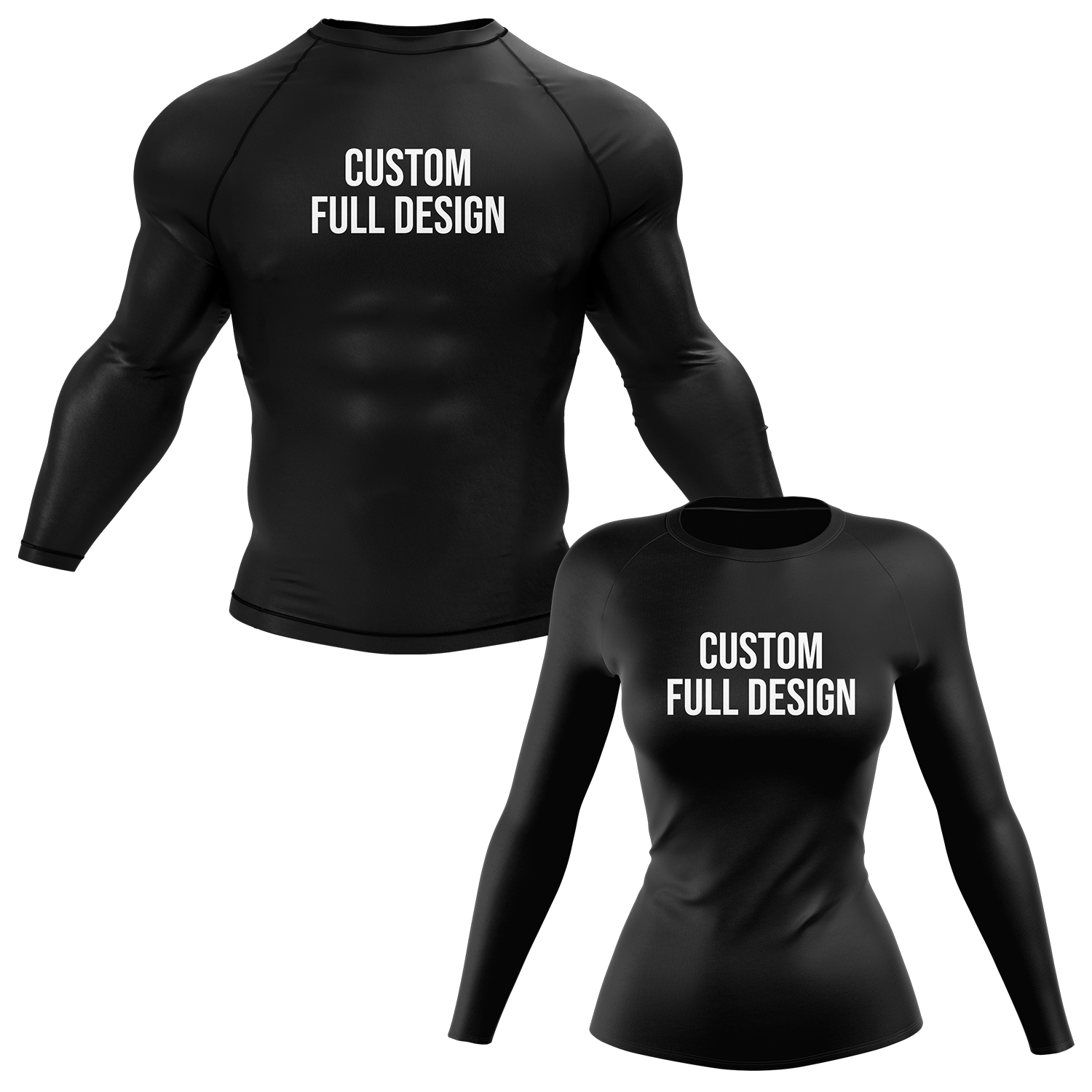 Custom BJJ Rash Guards for bulk team orders