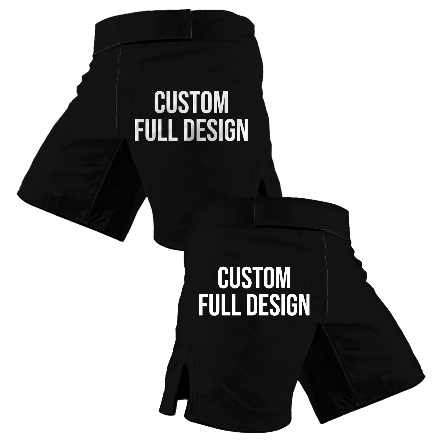 Custom BJJ and MMA shorts for bulk team orders