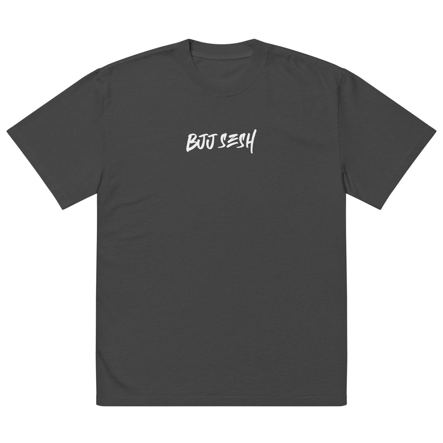 BJJ SESH BLACK Oversized faded t-shirt