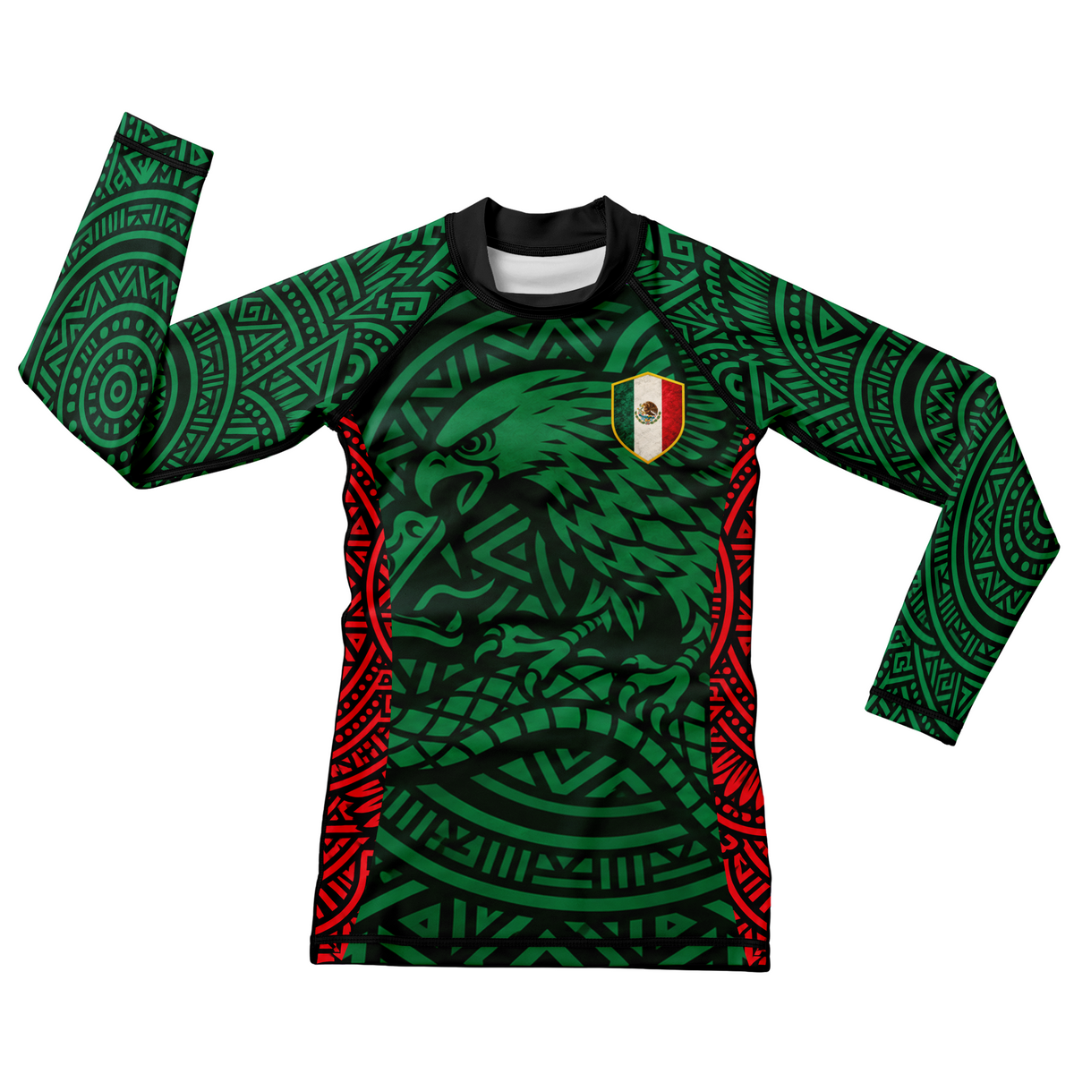 Mexico Kids BJJ Rash Guard