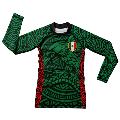 Mexico Kids BJJ Rash Guard