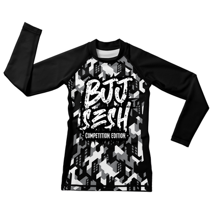 Urban Camo Competition Edition Kids BJJ Rash Guard