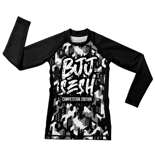 Urban Camo Competition Edition Kids BJJ Rash Guard