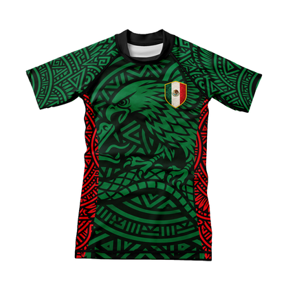 Mexico Kids BJJ Rash Guard