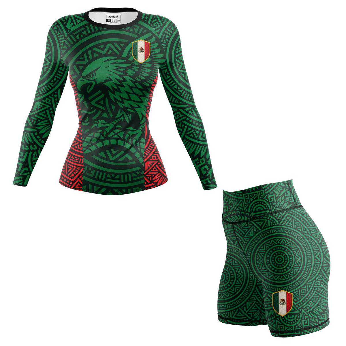 Mexico Women's BJJ Rash Guard