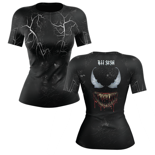 Mat Predator Women's BJJ Rash Guard - Shortsleeve